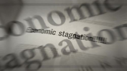 Financial Unease Highlighted In Media News Imagery Reflects Economic Worries And Market Instability