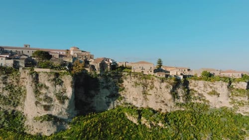 View of Gerace City the Hamlet of the One Hundred Churches in Calabria