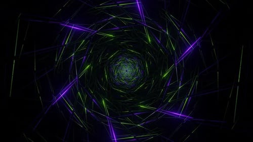 Purple And Lime Hexagonal Web Background Vj Loop In HD