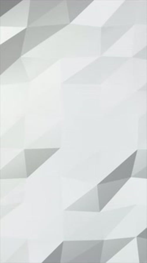 Abstrakter geometrischer weißer polygonaler Hintergrund mit hellgrauen Farbverläufen