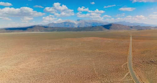 Deserted dry landscape with no vegetation. Breath-taking scenery of mountains