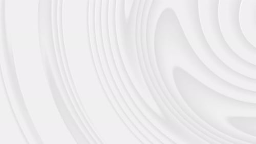Seamless White Abstract Fluid Waves Background Loop