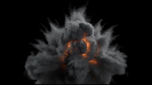 Massive Explosion Burst