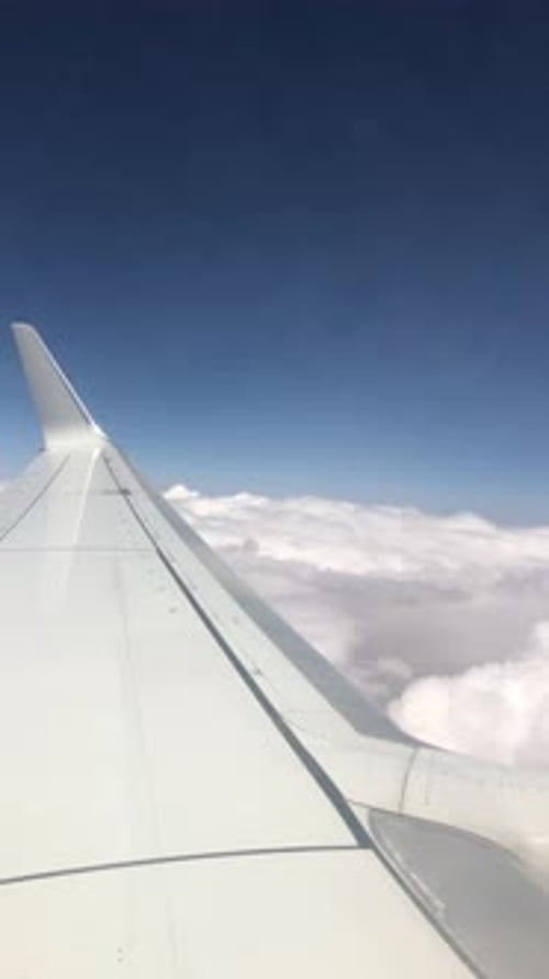 Flying above clouds ,High Altitude 11km