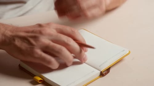 Notebook and pen 1