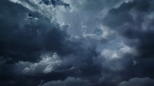 Dramatic Storm Clouds Moving Across the Sky