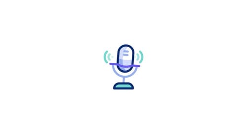 Microphone Animated Icon