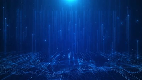 Efecto de fibra óptica de flujo de datos. Túnel azul de estilo ciencia ficción perfecto para el ciberespacio tecnológico
.