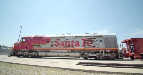 Vintage Santa Fe Train at Wichita Museum