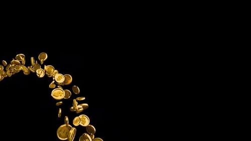 Goldmünze Rain 6