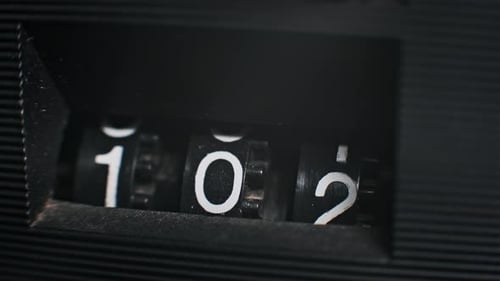 Rolling Numbers 094 to 125 Counter