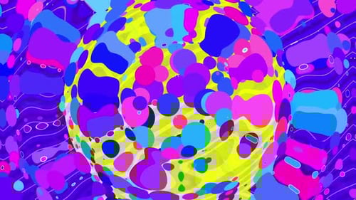 Abstract Fluid Colorful Shape Motion Background Loop