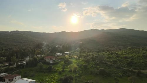 Sunset in the Countryside