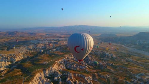 The Enchanting Spectacle of a Hot Air Balloon Festival The Vibrant Balloons Rise Gracefully Over the