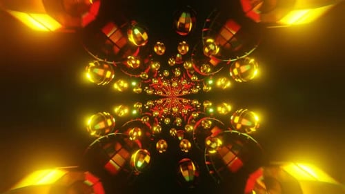 Disco Strobe Lights in Neon Pulse Within This VJ Loop