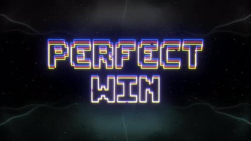 Pixel Art Text Reveal with Retro Neon Glitch Effect