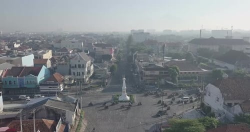 Monument Tugu Jogja with square fence