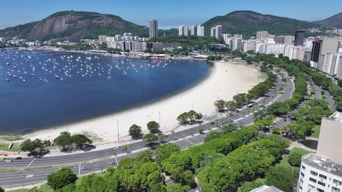 Botafogo Beach At Rio De Janeiro In Rio De Janeiro Brazil.