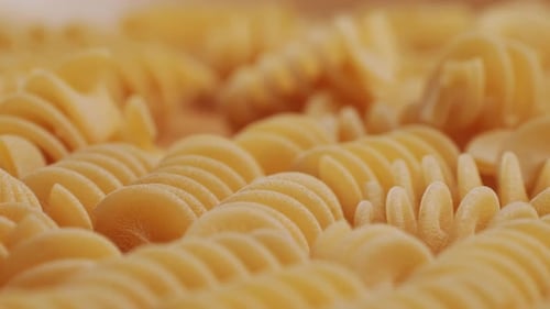 Pasta Mix Verschiedene Italienische Tagliatelle Fussili Pasta Verpackung Fenster Fettuccine Pasta Close Up Nicht