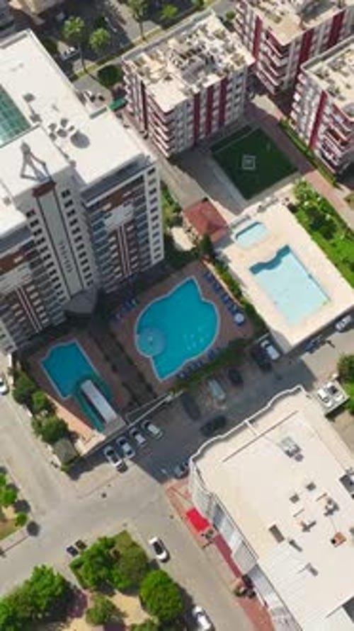 Vertical Video Elite Living Azure Pool By the Mediterranean