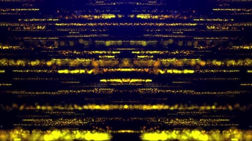 Golden Shimmering Particle Streaks Elegant Background Loop