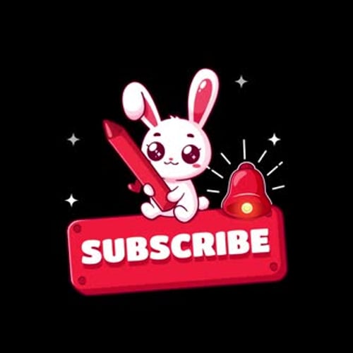 Abonnement-Animation zum Thema Hase | Mach mit und hol dir mehr Abonnenten