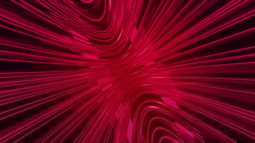 Dynamic Pink Neon Light Trails Tunnel Background