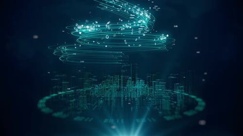 Digital City Connect Technolohy Icon