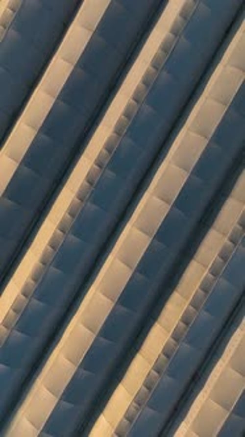 Abstract Patterns of Light and Shadow on Building