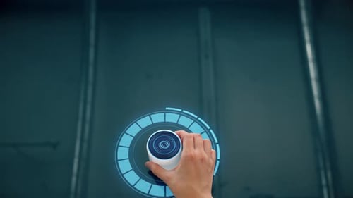 Virtual Screen Hand Projection Technology