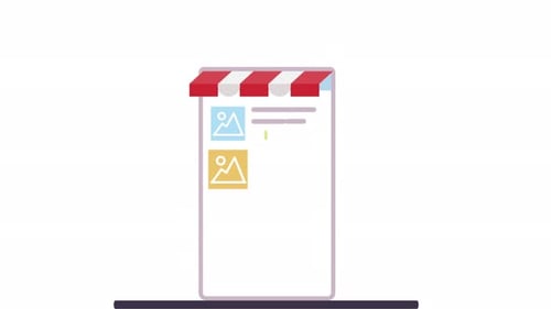 Mobile E-commerce Purchase Animation