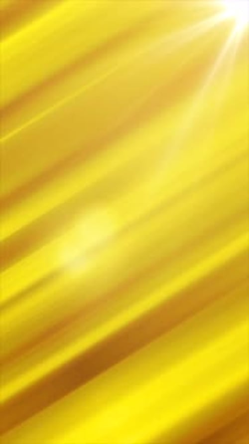 Vertical Golden Shimmering Light Ray Loop Background