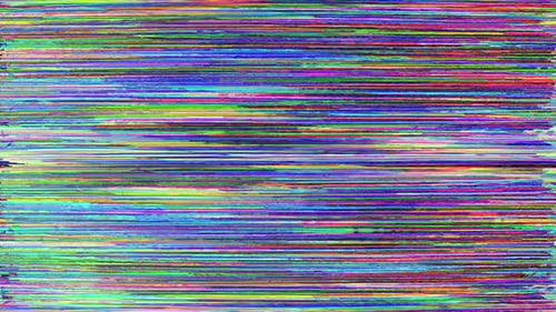 Abstract Colorful Glitch Digital Static Distortion Background