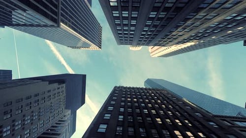 Urban City Skyline Metropolis Buildings