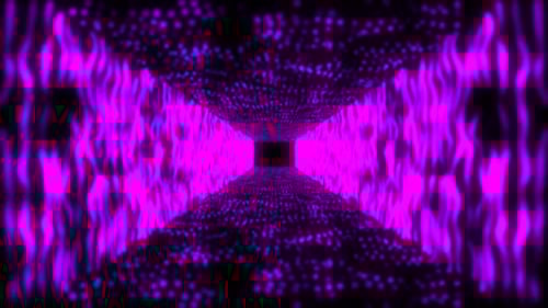 Particles Tunnel Background