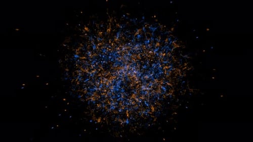 Explosion shockwave effect and divergent wave on a transparent background. Abstract smoke