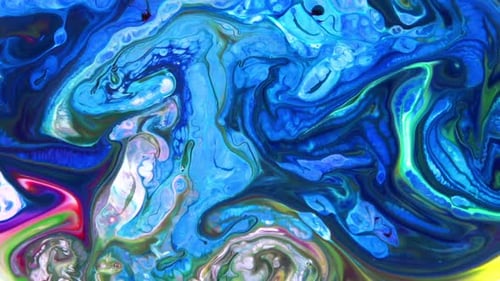 Colorful Fluid Abstract Motion Background