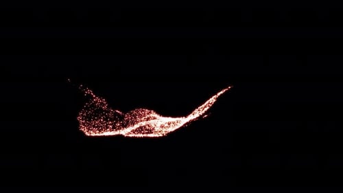Smooth Energy Sparks Background