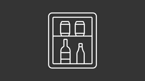 Mini bar white line animation