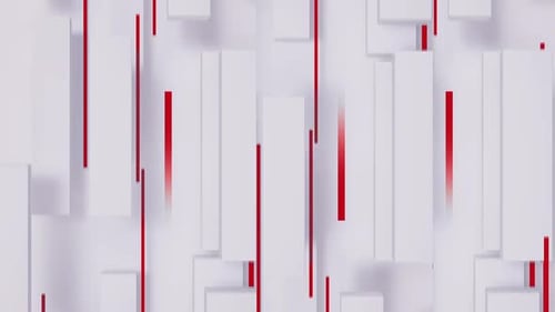 Modern Abstract Geometric Moving Blocks Background Loop