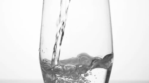 Filling Water Into Glass