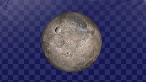 Mond, Planet, animiert
