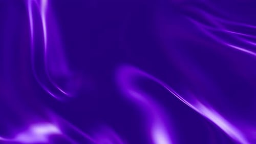 Abstract Fluid Purple and Blue Light Waves Background Animation