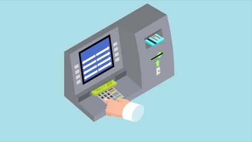 ATM Usage Animation