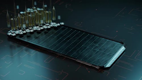 Batteriemodul mit hoher Kapazität und sichtbaren Zellen