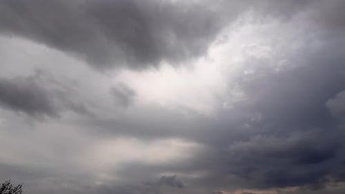 Dramatic Clouds at Sunrise Time-Lapse