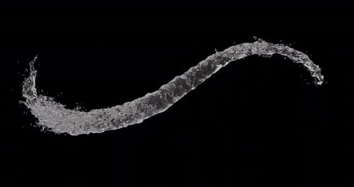 Dynamic Water Splash Element