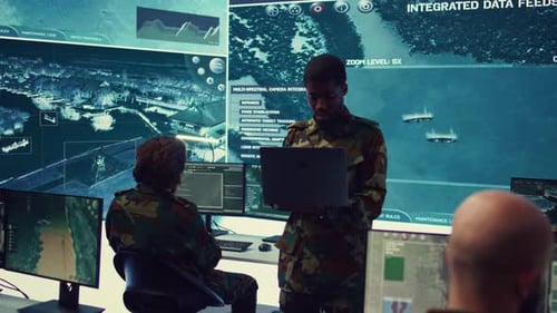 National Guard Machinist Managing Cybersecurity Measures to Protect Government
