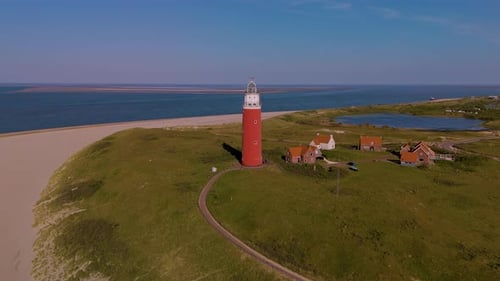Explore the Picturesque Texel Lighthouse on the Beautiful Island in the Netherlands