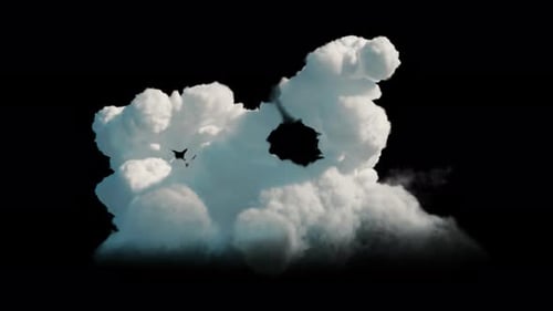 Volumetrisches Wolkenelement mit Alphakanal